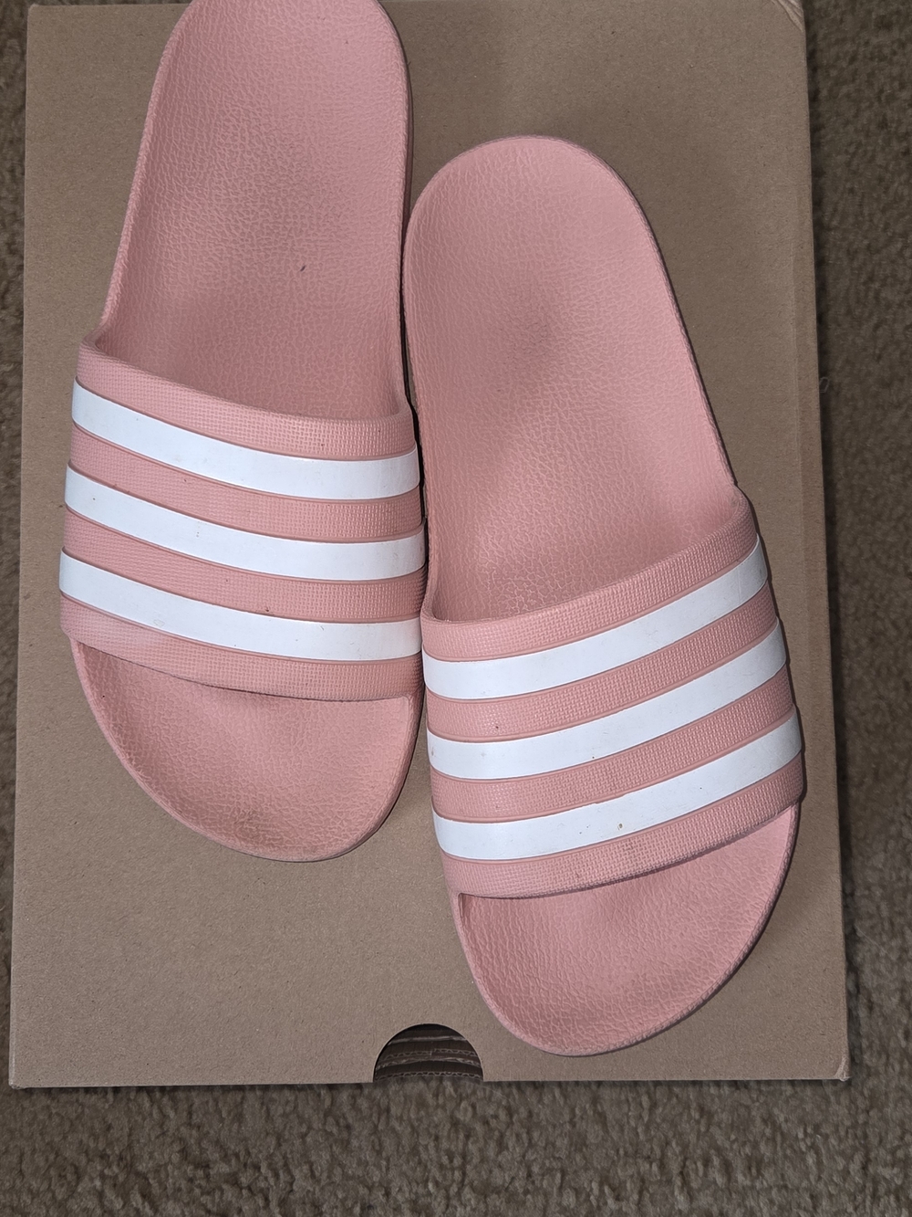 Women’s Pink Adidas Slide Sandals